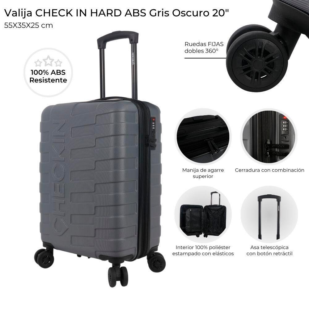 Carry on CHECK IN Gris