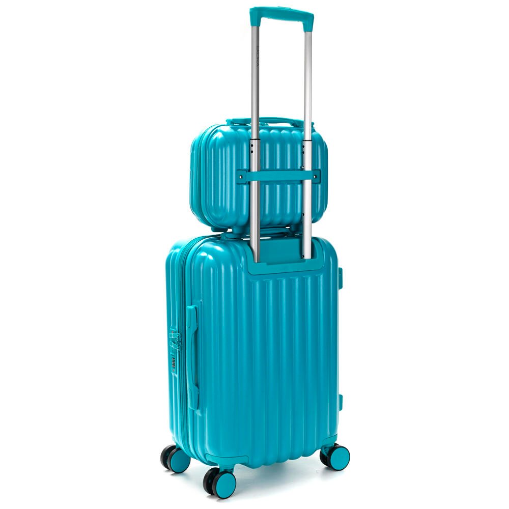 Set Carry on + Beauty SKORA Blue