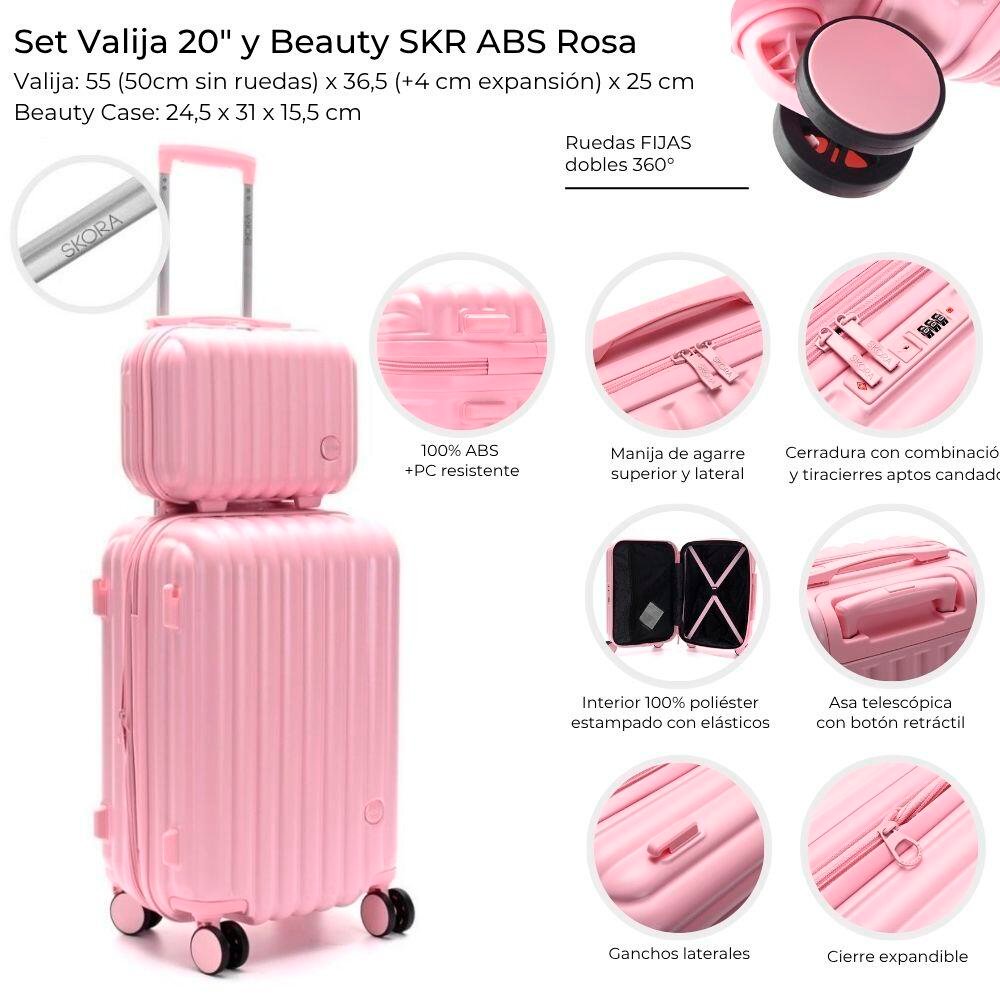 Set Carry on + Beauty Pink