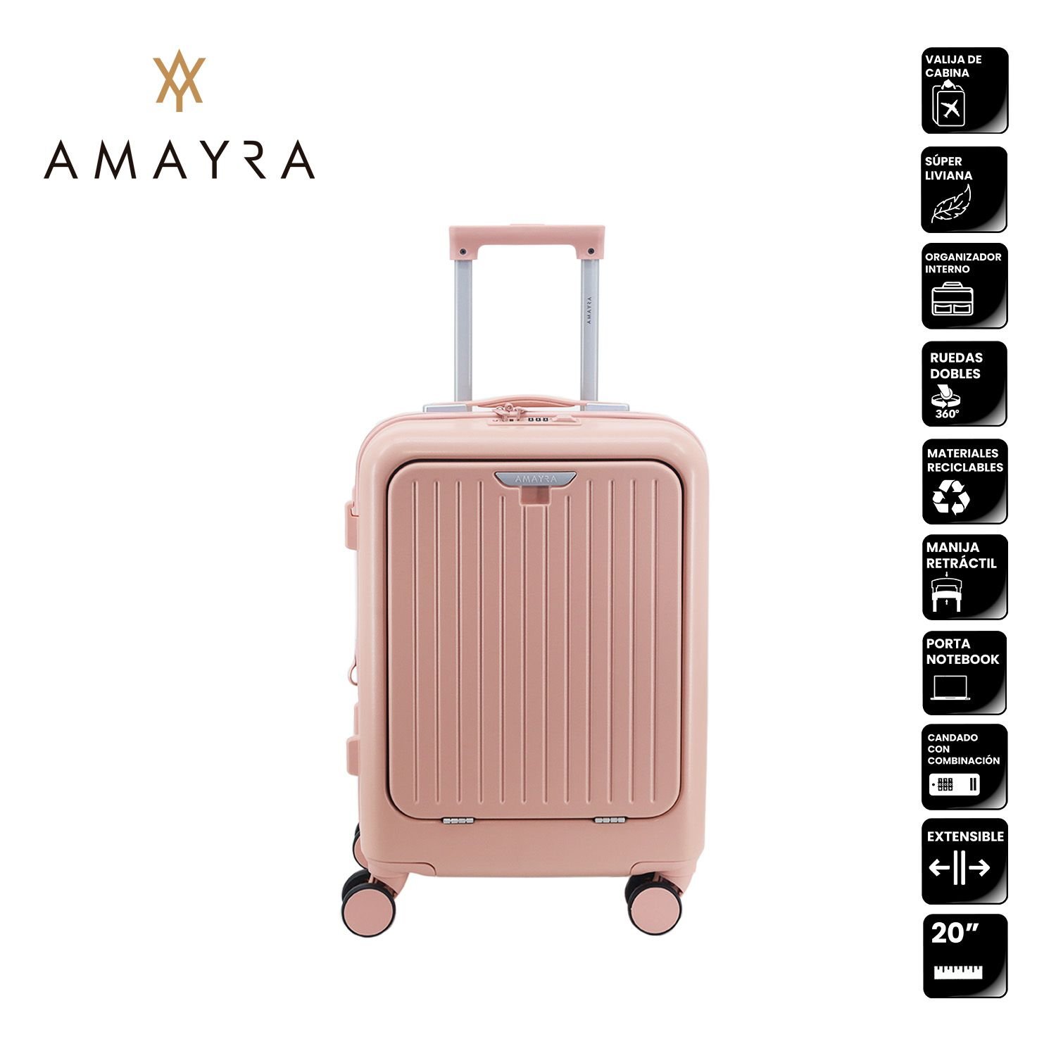 Carry on SKORA pink