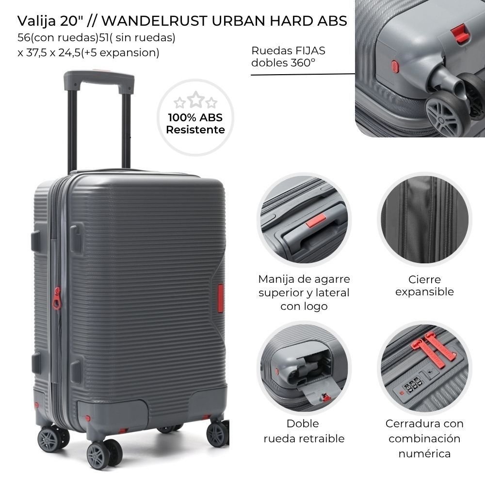 Carry on WANDERLUST URBAN Gris
