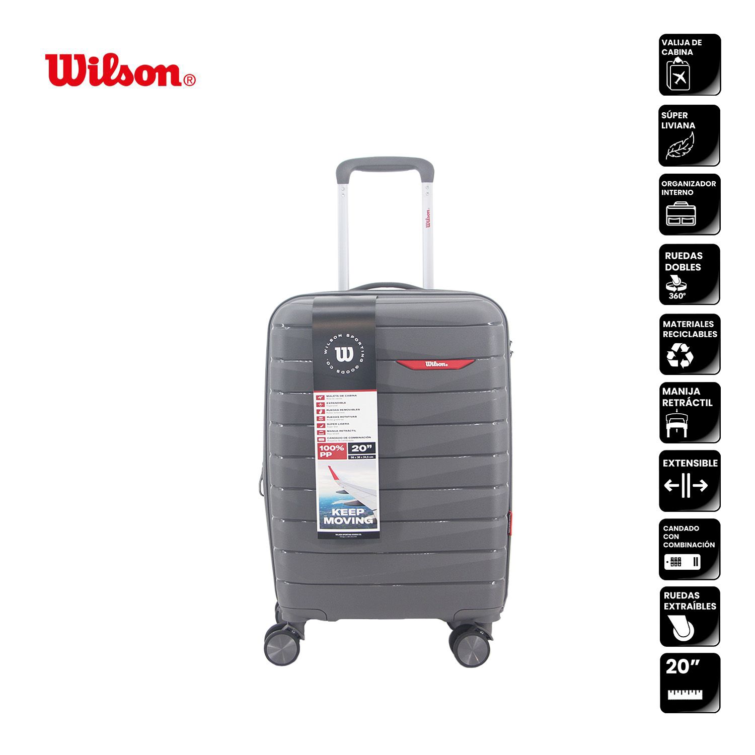 Carry on Wilson Gris